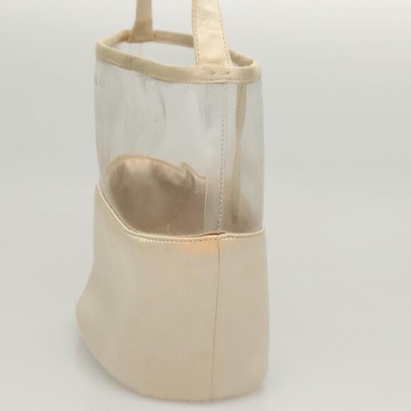 PRADA Hand Bag Vinyl Clear Beige - Picture 5 of 12